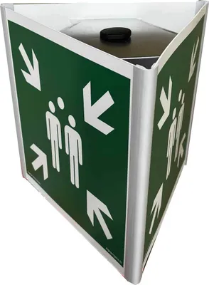 Produktbild von Evakuierungssammelplatz - 3D-Mastschild