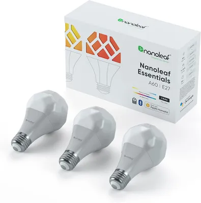 Obrázek produktu pro Nanoleaf Essentials Smart A19 Bulb, E27 3 Pack