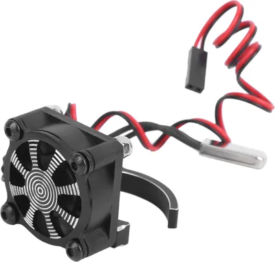 Obrázok produktu pre Chladič motora,Chladič motora RC auta,Chladič motora s tepelným snímačom,Chladič motora RC auta s tepelným snímačom,Chladiaci ventilátor chladiča motora,RC príslušenstvo