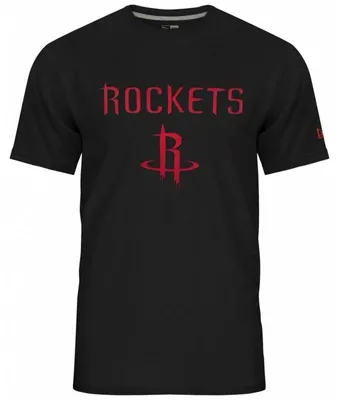 Image de T-Shirt NBA Houston Rockets New Era team logo Noir pour Homme