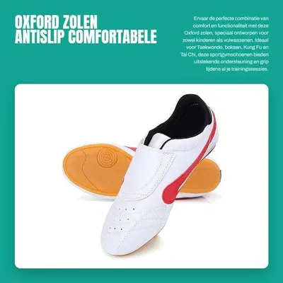 Productafbeelding van Dailygoods- Sportgymschoenen Antislip - Oxford Zolen - Hoogwaardig Leer - Uni - Vechtsport - Comfortabele Draagervaring - Vechtsportschoenen