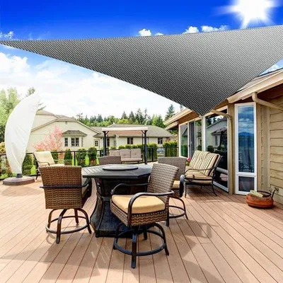 Productafbeelding van Famanu zonnescherm, waterafstotend, UV-bestendig - 5x5x5 meter