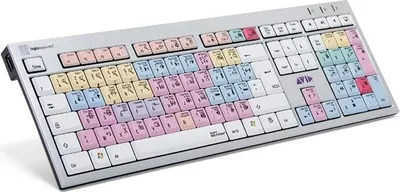 Produktbild von Logickeyboard LKB-PT-AJPU-FR - Full-size (100%) - Verkabelt - USB - AZERTY - Mehrfarbig