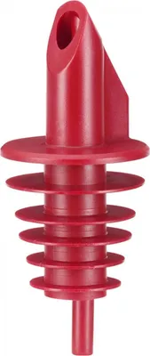 Produktbild von Universal Ausgießer Dosierer Ausschenker BILLY rot - 0,5-1,5 L Flaschen - 12 Stk