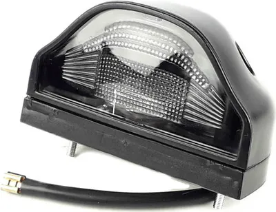 Produktbild von Universelle Nummernlampe, schwarz, mit Glühlampe | 12V / 24V