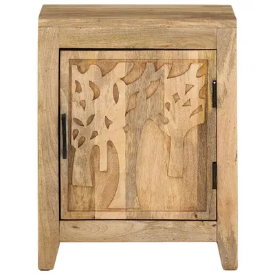 Immagine prodotto di Comodino 40x30x50 cm in Legno Massello di Mango