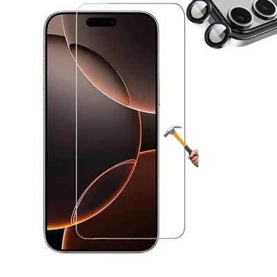 Produktbild von ino 2in1 Schutzglas + Kameraschutz Linse für iPhone 16plus Panzerglas Camera Lens Schutzfolie Panzerfolie Kameraglas Glasfolie 16 plus Glas
