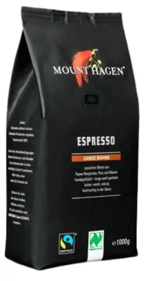Produktbild von Mount Hagen Bio Espresso ganze Bohne 1 kg
