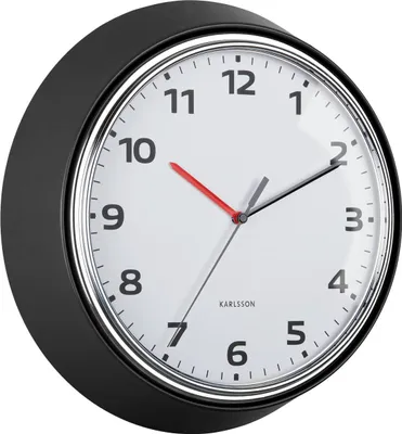 Immagine prodotto di Orologio da parete Karlsson KA6006BK, 34 cm