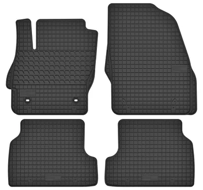 Produktbild von Gummimatten Fußmatten Schwarz für Ford Focus MK2 2004-2011 Set 4-tlg