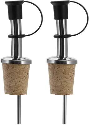 Immagine prodotto di Westmark 2 Ausgießer Inox Standard, Naturkork, Schlaufenkäppchen, 45302280