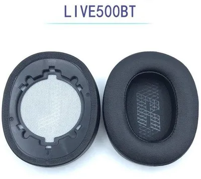 Image de Coussinets de rechange pour casque - Deux coussinets - Noir - Mousse souple - Pièces de rechange