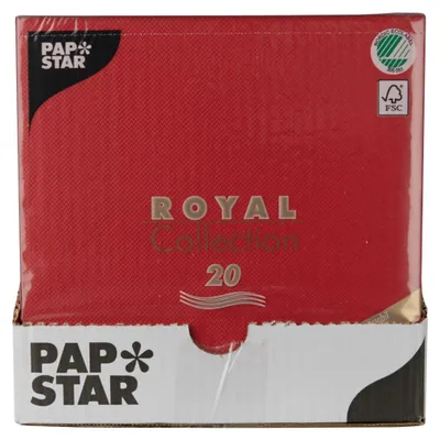 Obrázek produktu pro Papstar Servietten RC rot 40x40 cm 20 Stück