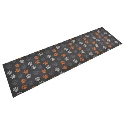 Immagine prodotto di vidaXL Tappeto da cucina lavabile zampe 45x150 cm velluto