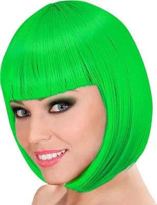 Produktbild von Perücke Damen "Bob Lou Lou" | Grün