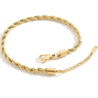 Produktbild von Elegante Fußkette 38841 in Gold für Damen KP38841