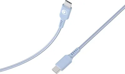 Image de Câble Tressé C/C 1.2m 3A/PD60W Bleu Recycle