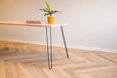Produktbild von Tischbein industriell Schwarz Stahl 720 mm - Pro Stück