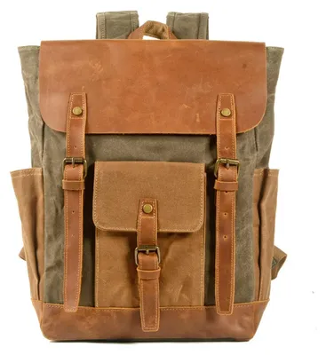 Image de Sac à dos en toile, idéal pour la randonnée et les voyages