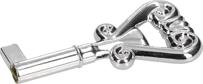 Productafbeelding van KOTARBAU® Set van 5 meubelsleutels kastsleutels klein chroom antiek gekleurde barsleutels voor meubels Schrak minibar bureau laden