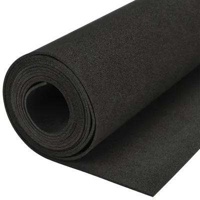 EVA-Schaumstoffplatte, hochdicht, 33 cm x 5 mm x 2 m, schwarz