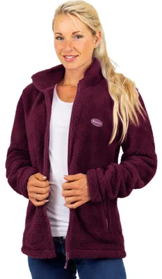 Produktbild von Reichstadt Damen Fleecejacke 22RSW002 Red Wine 5XL