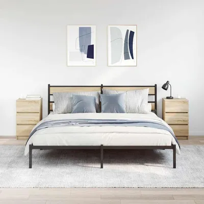 Zdjęcie produktu dla vidaXL Szafki nocne z 3 szufladami 2 szt. dąb sonoma 39x35x65 cm
