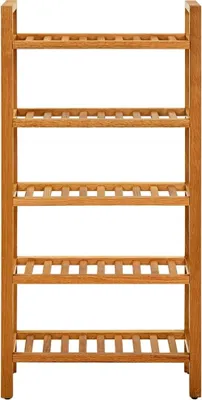 Zdjęcie produktu dla vidaXL Stojak na buty z 5 półkami 50x27x100 cm lite drewno dębowe