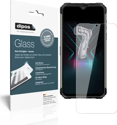Obrázek produktu pro 2x ochranná fólie pro Ulefone Armor 7 - Anti-Shock 9H fólie dipos Glass plastové sklo