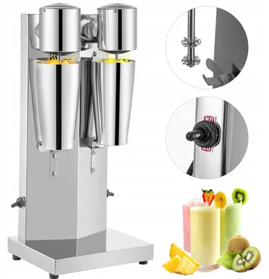 Zdjęcie produktu dla Komercyjny Mikser Koktajli Shaker Do Napojów Podwójny 800 Ml Do Gastronomii