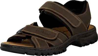 Produktbild von Rieker 25051-27 tabak/schwarz Sandalen  FS 2023, Spocc:42