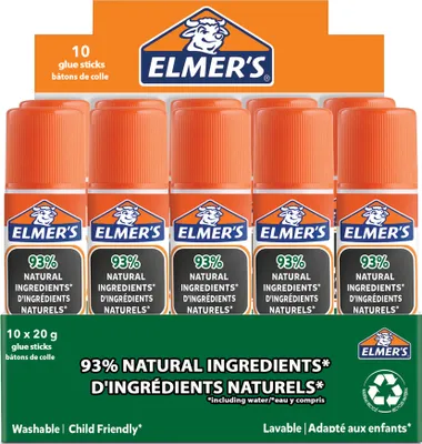 Produktbild von Elmers Klebestift Pure Glue 20G - 10er Faltschachtel