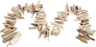 Produktbild von Treibholzkette Schwemmholzgirlande 100 cm maritime Deko Driftwood Boho Holz