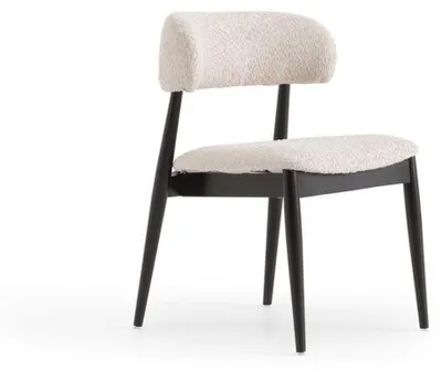 Obrázok produktu pre Béžová drevotextilná stolička v elegantnom dizajne