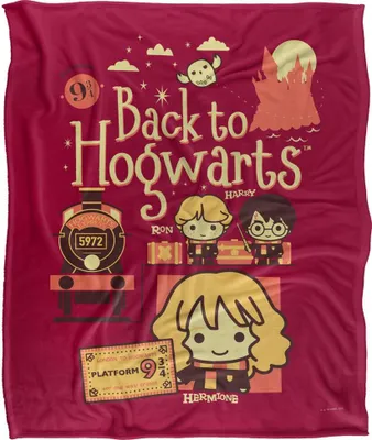 Obrázek produktu pro Harry Potter - Deka "Back To Hogwarts", Chibi Group TV18496 (jedna velikost) (barevná)