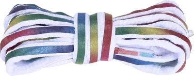 Produktbild von Reflektierende Schnürsenkel Weiß/Multi für Schuhe KP18420