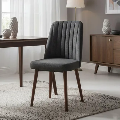 Image de Champi - Chaise, Noyer Brun, une Chaise