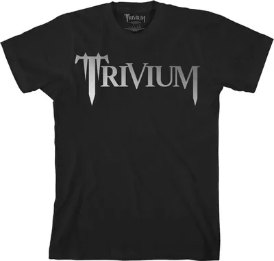 Obrázok produktu pre Trivium - Tričko s logom pre mužov/dámy Uni RO3183 (L) (Black)