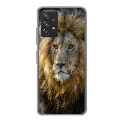 Produktbild von MuchoWow® Handyhülle Schutzhülle Hülle für Samsung Galaxy A53 5G Löwe - Porträt - Wild Silikon Softcase Handy Hülle - Schutzabdeckung
