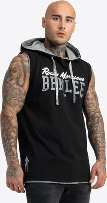 Obrázek produktu pro Pánské tričko bez rukávů s kapucí regular fit EPPERSON Black S BENLEE
