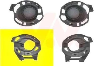 Image de VAN Wezel | Grille d'aération, pare-chocs ** Equipart ** (4333592) adaptable sur Renault