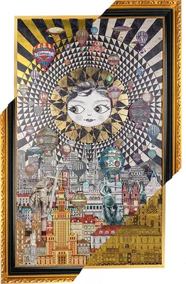 Zdjęcie produktu dla Obraz WARSAW GIRL 110x174 cm
