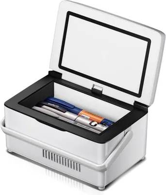 Image de Étui pour insuline « Diabète » noir et blanc - Sac isotherme - Réfrigérateur automatique