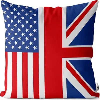 Produktbild von VOID USA Amerika Jack Union EM 2024 Fussball Europameisterschaft England Kissenbezug Kissenhülle Outdoor Indoor