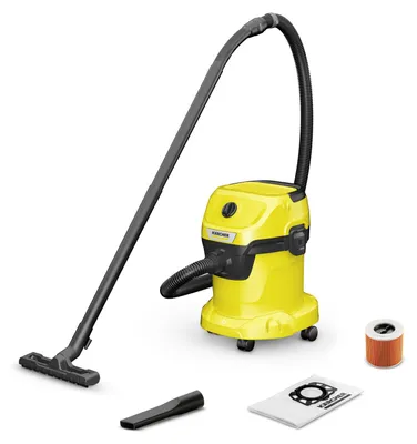 Produktbild von Kärcher Nass-/Trockensauger WD 3 V-15/4/20, 1000 W, 15 l, Patronenfilter, gelb