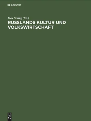 Produktbild von Russlands Kultur und Volkswirtschaft