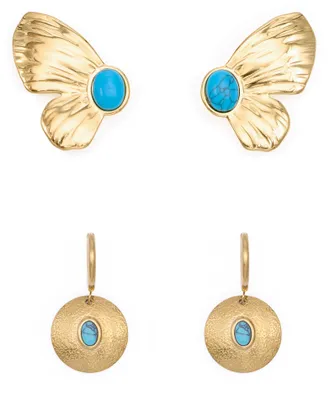 Image de Ensemble de bijoux pour femmes Aleida - Or, taille unique