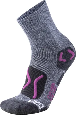 Produktbild von UYN Trekkingsocken Outdoor Explorer Damen grey melange/violet 39-40