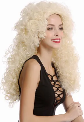 Produktbild von WIG ME UP Perücke Lang Locken Blond Mähne YZF-4380-613