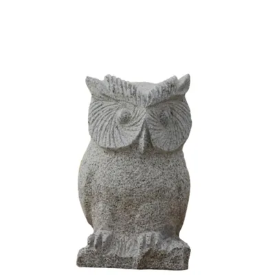 Produktbild von Schöne Eule perfekt für den Garten aus Granit Neu Frostfest Witterungsbeständig Tierfigur Vogel Steinfigur GE-0983018630